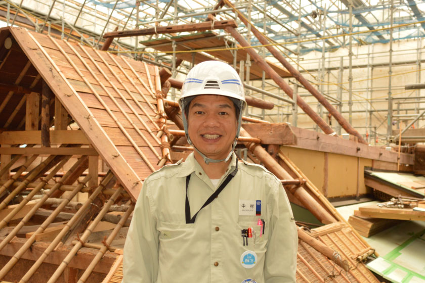 Kunimitsu Nakamura, Construction Manager, Temples Shrines Construction & Residential Division.