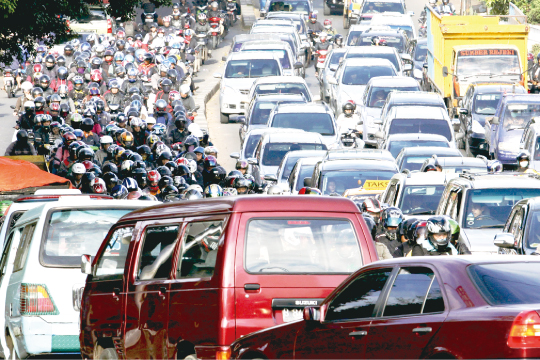 Jakarta, said to have the worst chronic traffic congestion in the world