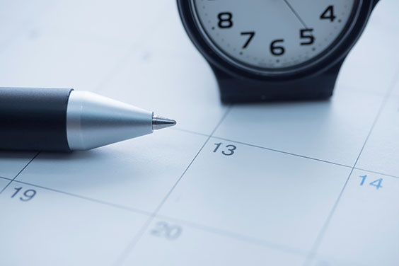 IR calendar