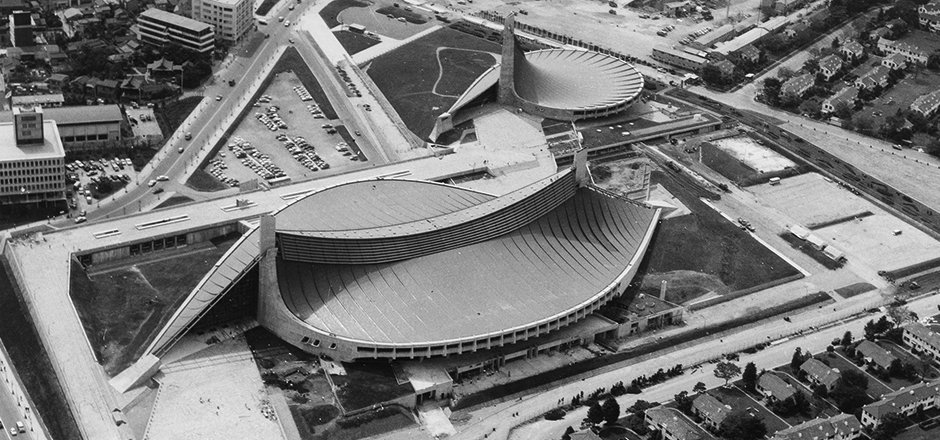 Yoyogi National Stadium, completed in 1964