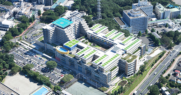 Core regional hospital with operating support provided by Shimizu