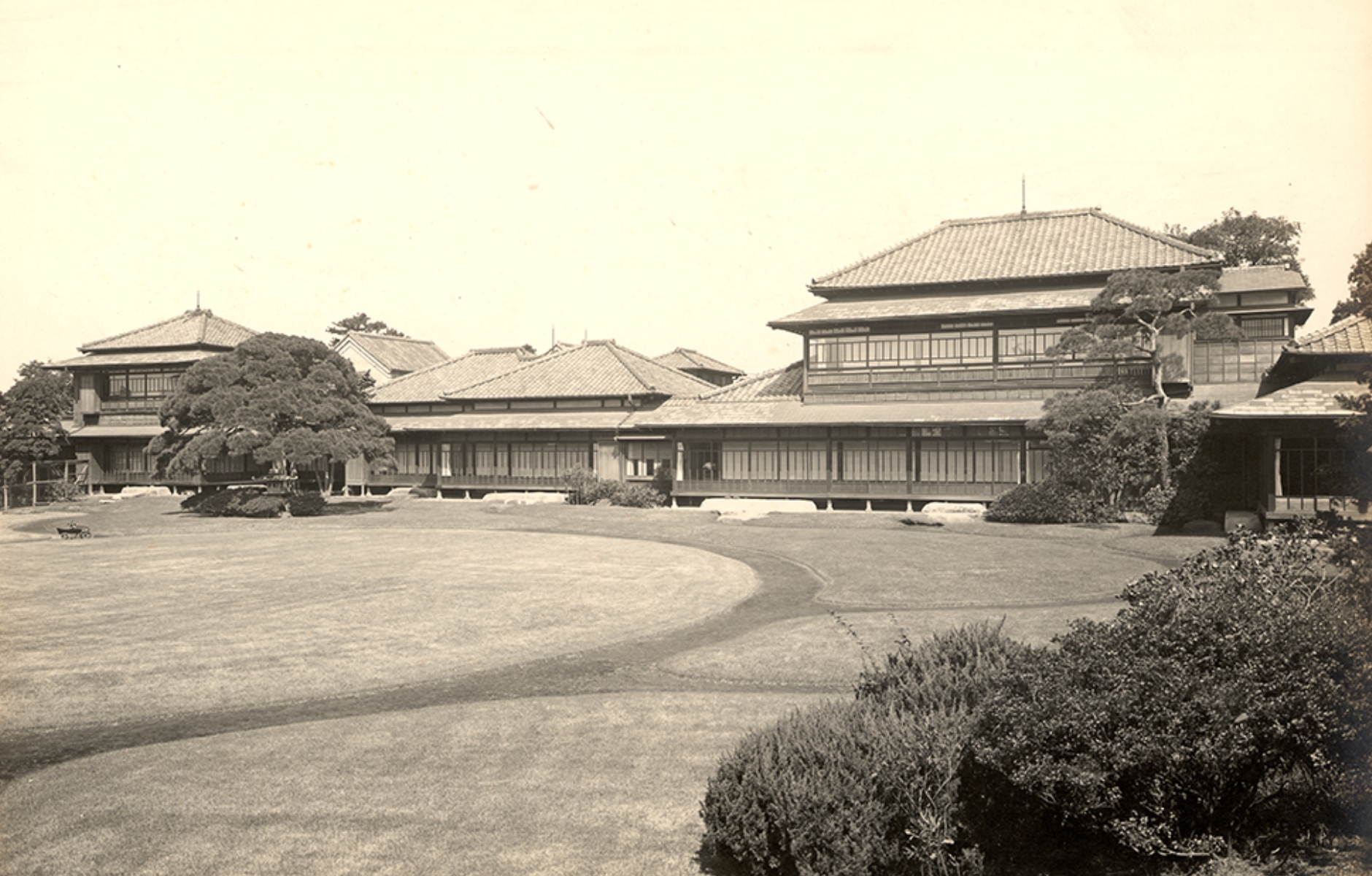 1928（昭和3）年撮影 三田綱町・渋沢邸