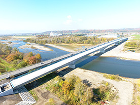 Replacement of Nakajima Bridge, Hokkaido Prefectural Road Kawanishimemuro Otofuke Line（Superstructure Work）
