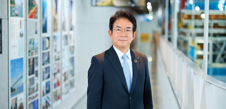 清水建設株式会社 取締役社長 新村達也