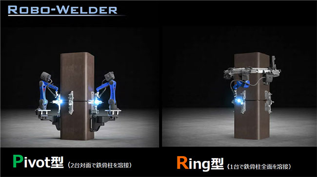 Robo-Welder（鉄骨溶接ロボット）