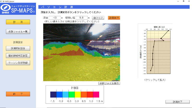 ネットワークカメラ画像にマッピング画像を重ね合わせた様子