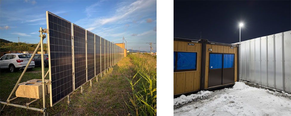 松前2期陸上風力発電所建設工事　現場写真