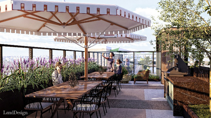 屋上ラウンジのイメージ写真