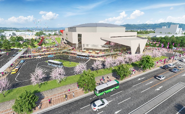 外観の完成予想パース