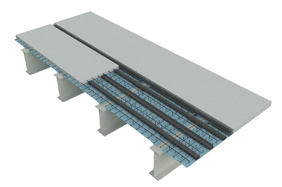 高速道路の床版取替え工事向けプレキャスト合成床版「SLaT-FaB床版」