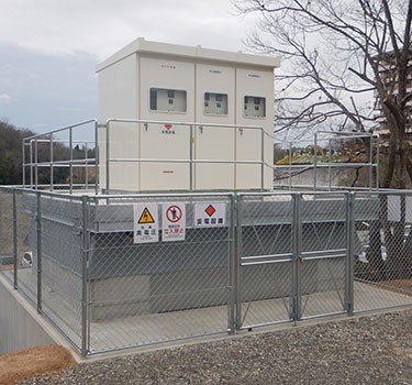 Example of use for an outdoor cubicle