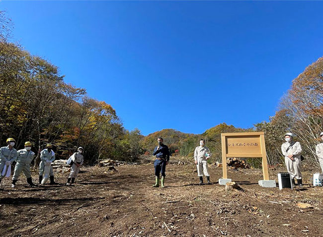 「シミズめぐりの森」プロジェクト