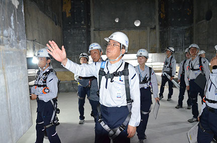 社長安全パトロールの写真