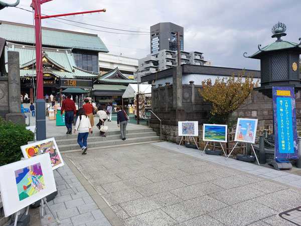 作品展示の様子