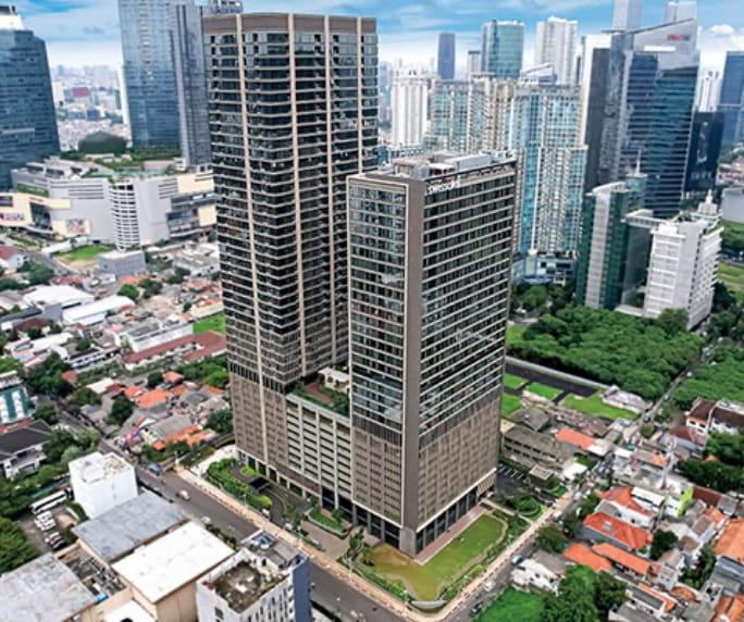 ブランズ メガクニンガンおよびスイスホテルリビング ジャカルタ メガクニンガン