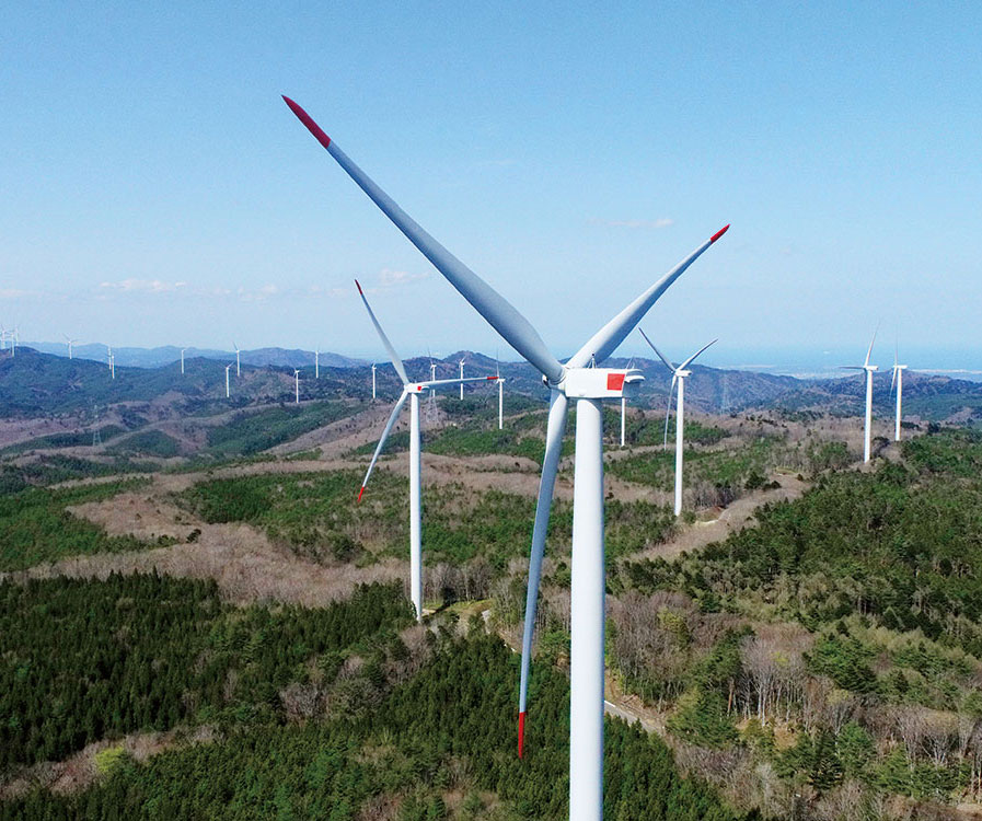阿武隈風力発電所(第一~第四発電所)
