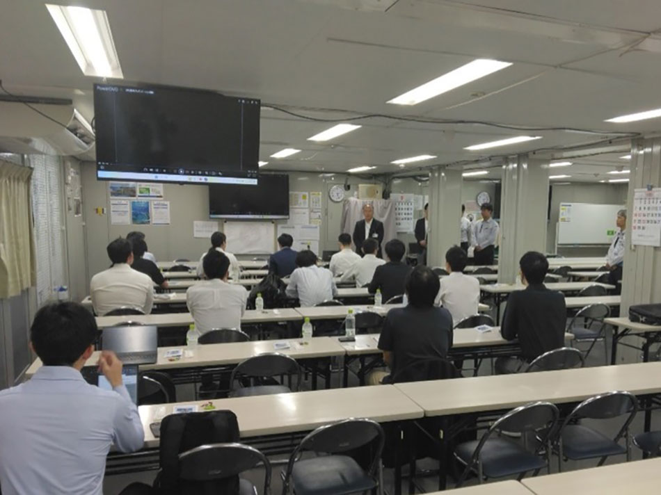 豊海地区第一種市街地再開発事業 事業説明会の様子