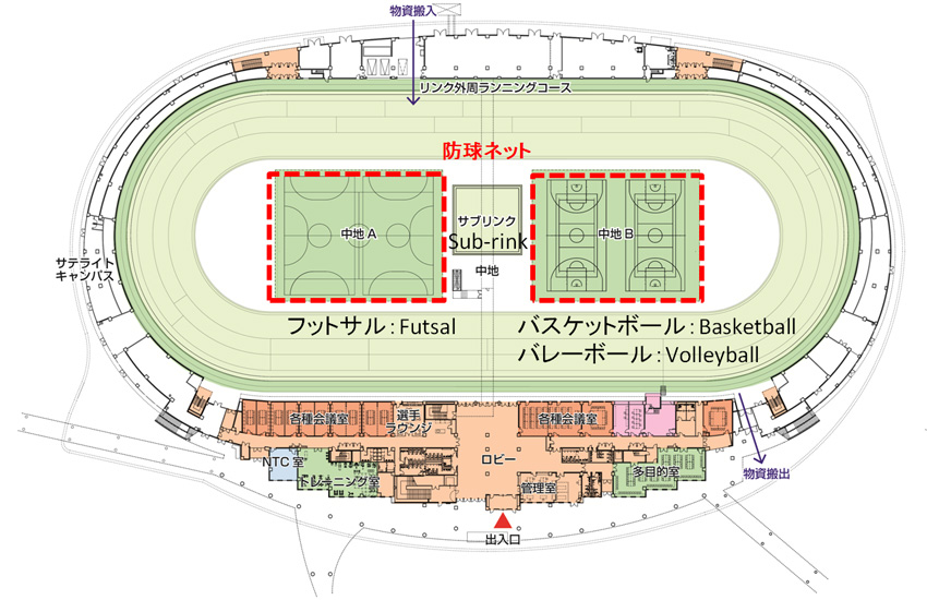 1階平面図（一般利用時）