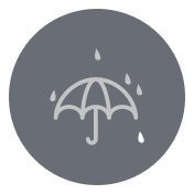 Rainwater Trajectory STREAM icon