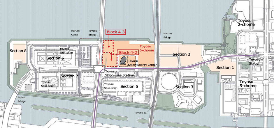 Diagram of Area Surrounding the Planned Location