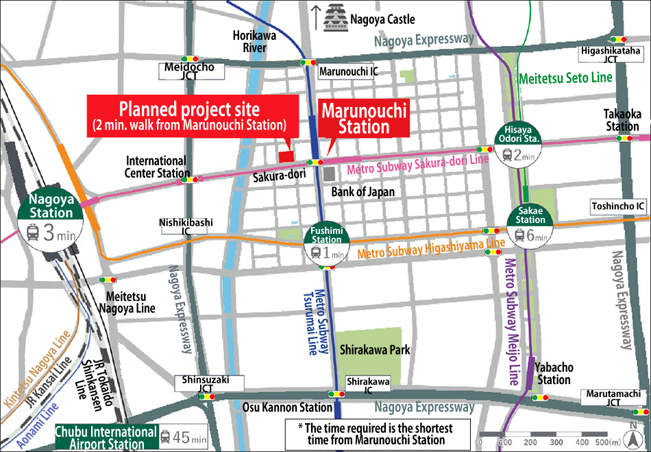 Map of surrounding area