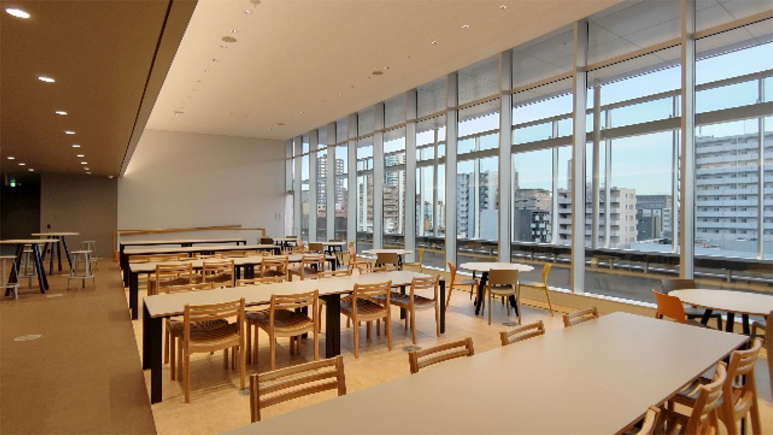 Cafeteria on the 6th floor