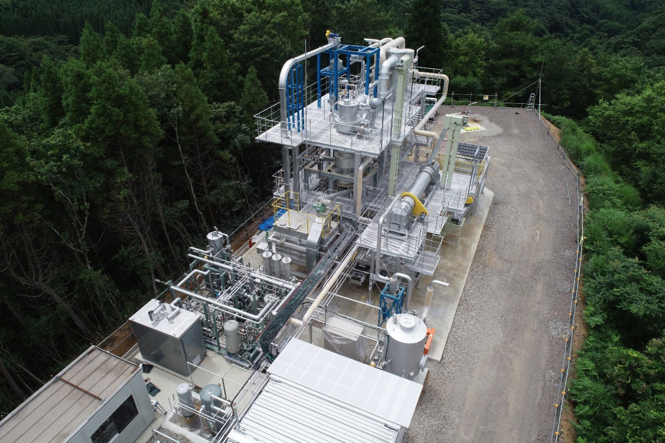 Aerial Photograph of the Completed Hydrogen Generation Plant