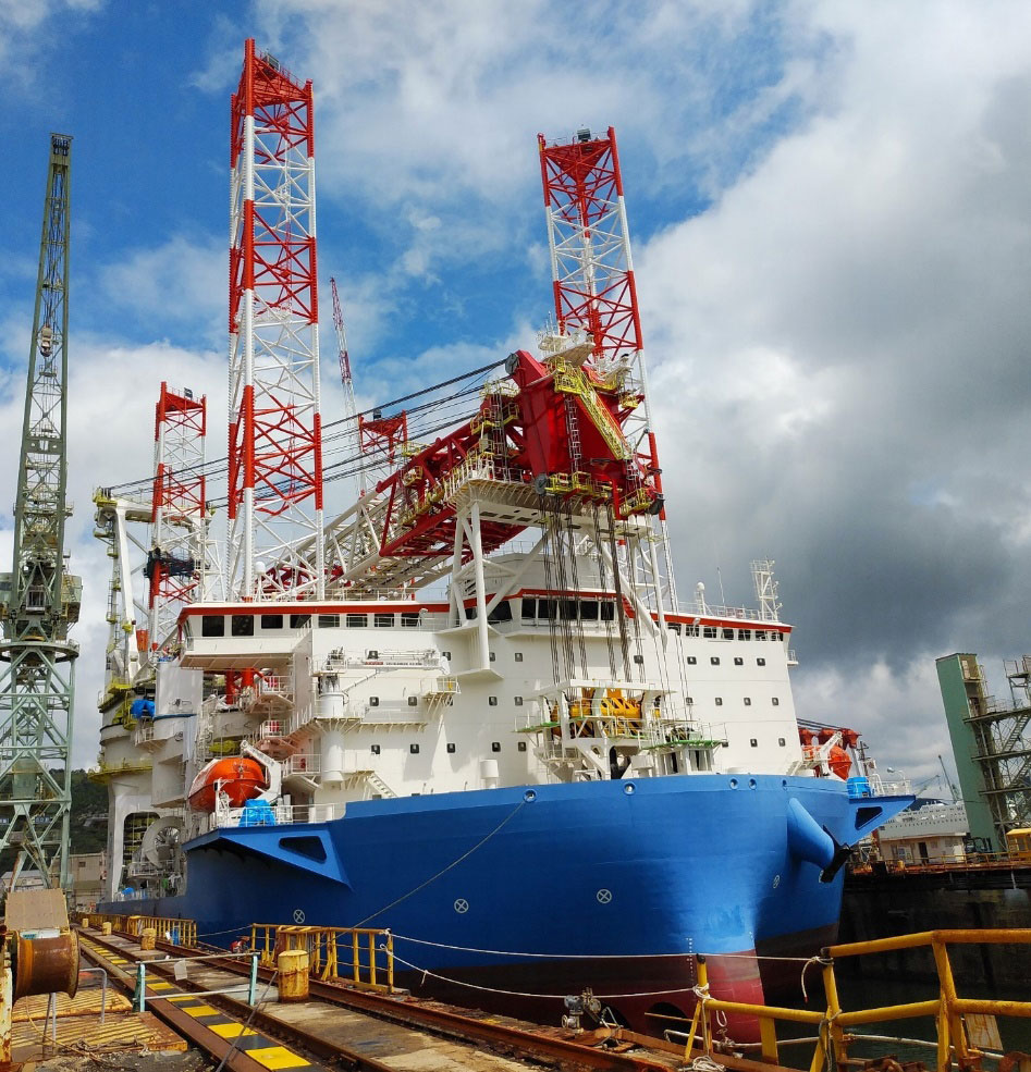 SEP vessel under construction （as of August 2022）