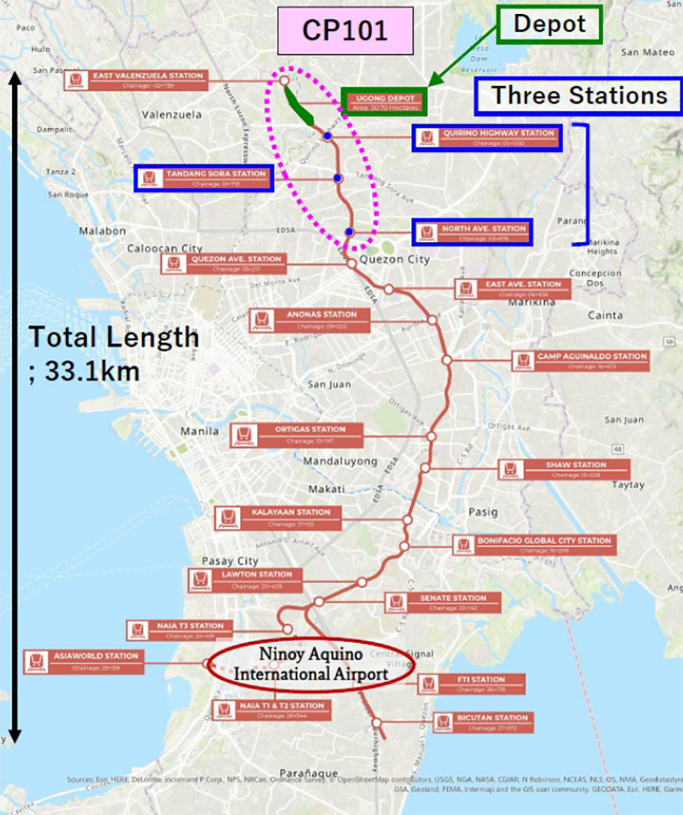 Metro Manila Subway Project Route Plan