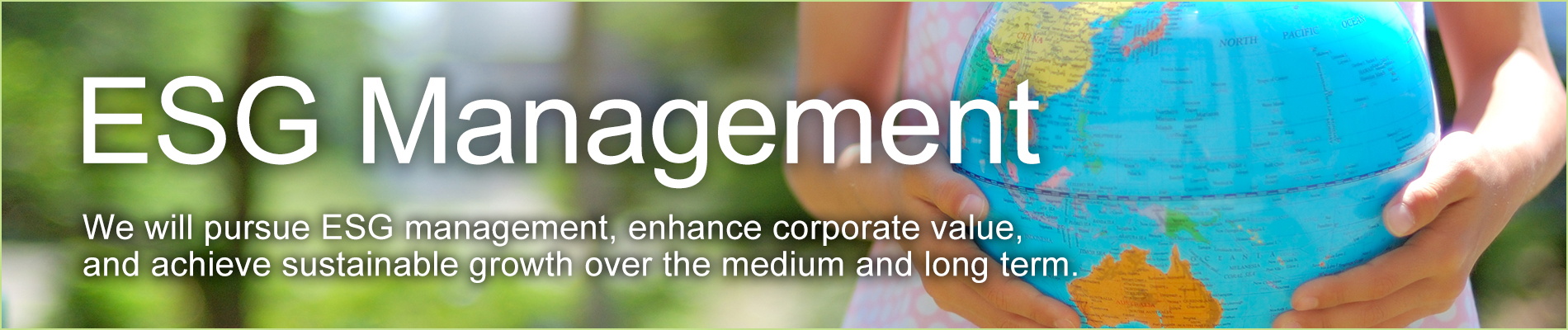 ESG Management banner