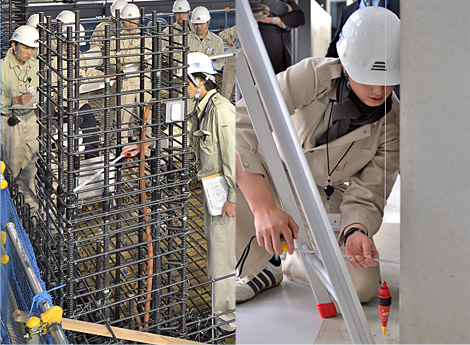 The training conducted in a space that realistically replicates an actual site also produces the same sense of nervousness.