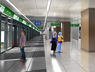 Conceptual drawing of the completed look