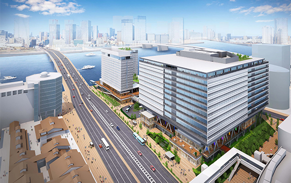 Giving Tokyo a New Face. Commencement of Construction on Blocks 4-2 and 4-3 in Toyosu 6-chome.