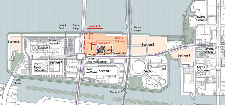 Area Surrounding Planned Site