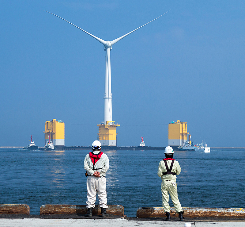 As a pioneer of floating wind farms