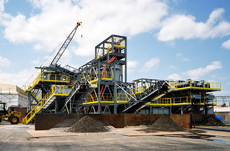 Onsite soil washing plant (Image is for illustrative purposes only)