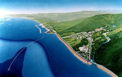 熊石海洋深層水取水施設