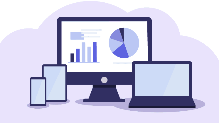 マルチデバイス対応のイラスト