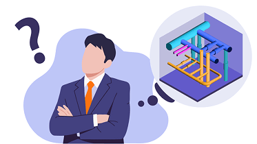 リアルな空間共有・詳細な情報共有ができない悩みのイラスト