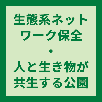 生態系ネットワーク保全・人と生き物が共生する公園