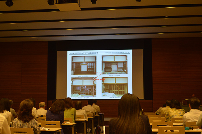旧久邇宮邸改修工事の講義の様子