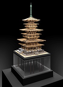 薬師寺東塔構造模型
