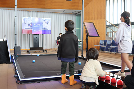 子ども同士で真剣勝負