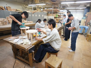 hand-finish the chair with clear varnish