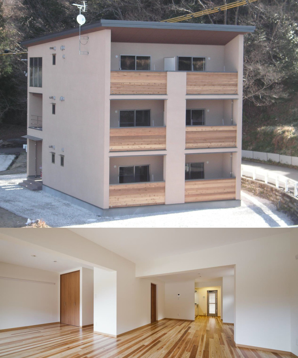 Employee dormitory of Kochi Otoyo Sawmill Co., Ltd.