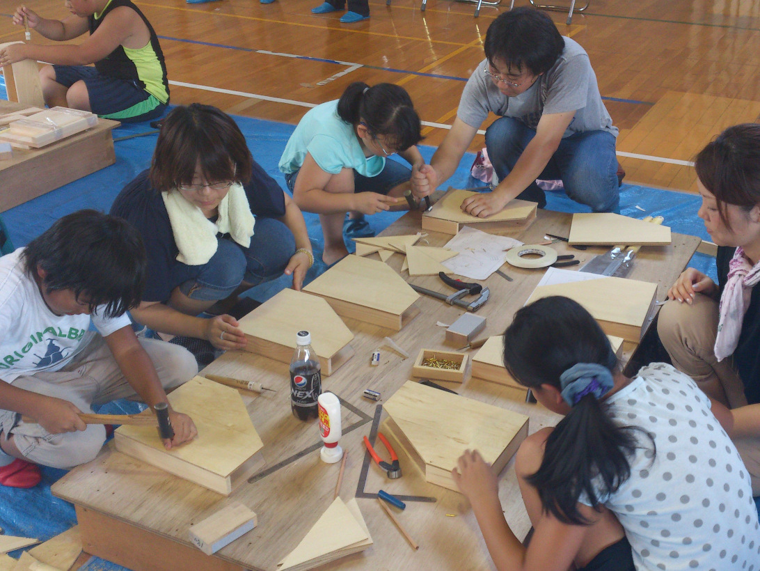 高学年の製作風景