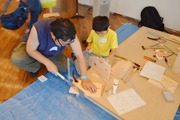 当社本社にて「中央区おやじの出番」木工教室が今年も開催されました