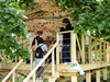 札幌芸術の森で子どもたちとツリーハウスを製作