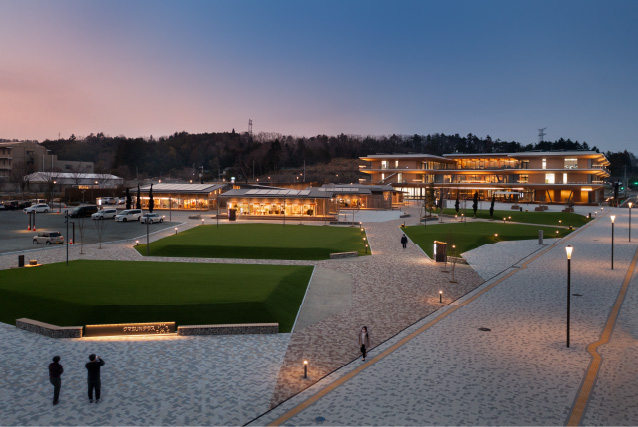 あたたかな光で彩られた夕景