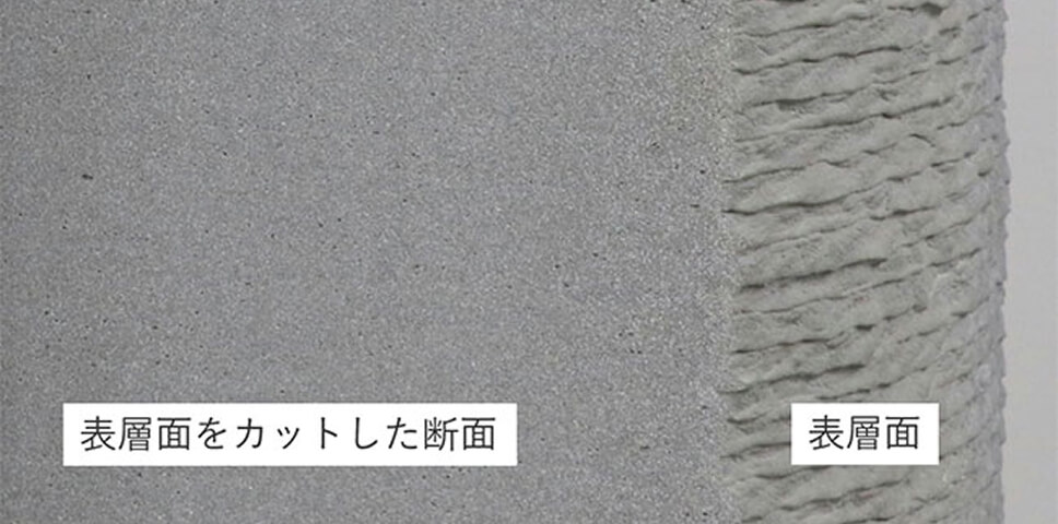 ●ラクツムの特徴2　プリント層の稠密性